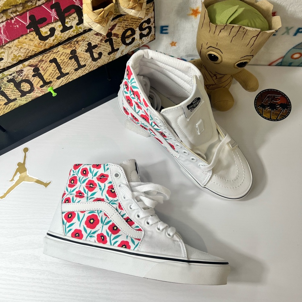 Vans Sk8-Hi Flowers!!! - Picture 6 of 12